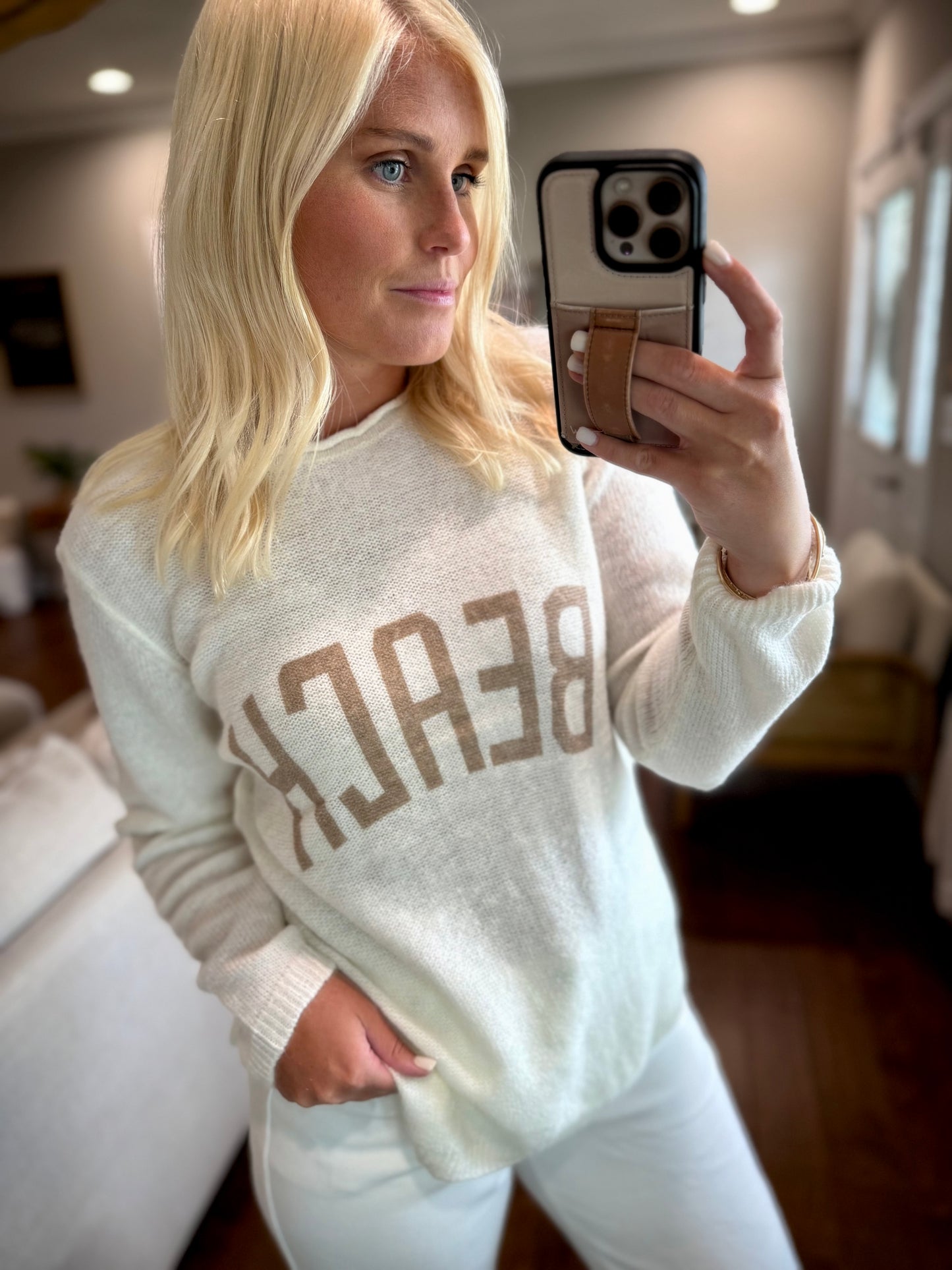 “Beach” Knit Sweater
