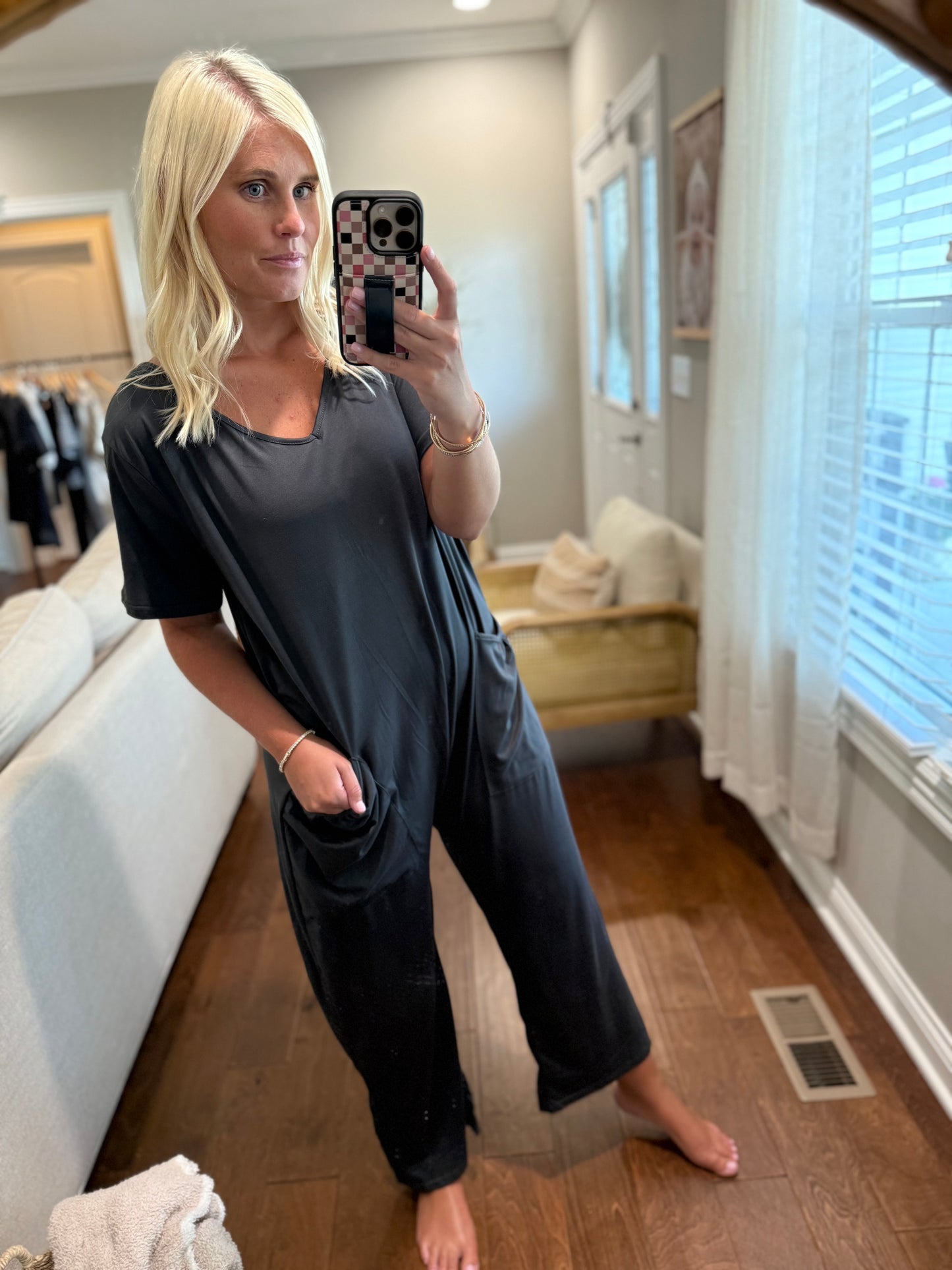 Charcoal Pocketed Jumper