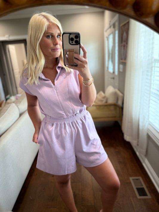 Purple Romper