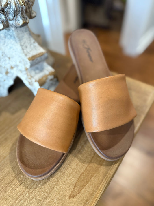 Slip On Sandal - Tan