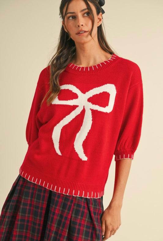 Bow sweater
