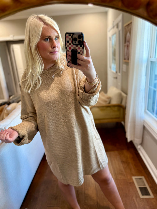 Knit Sweater Dress