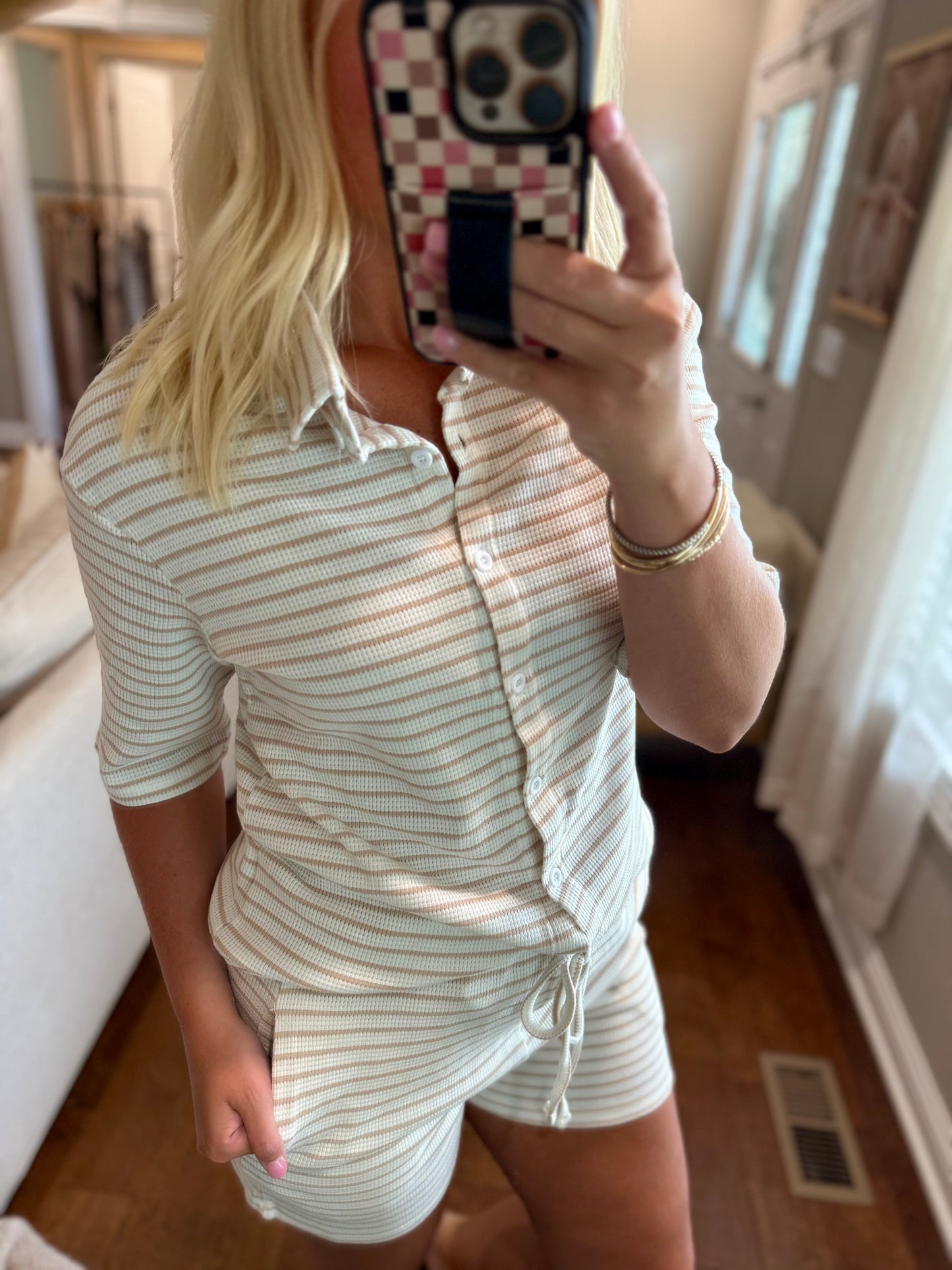 Striped Lounge Set