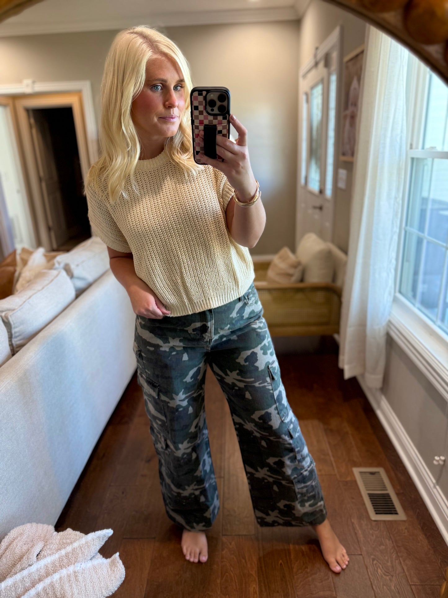 Camo Wide Leg Pant