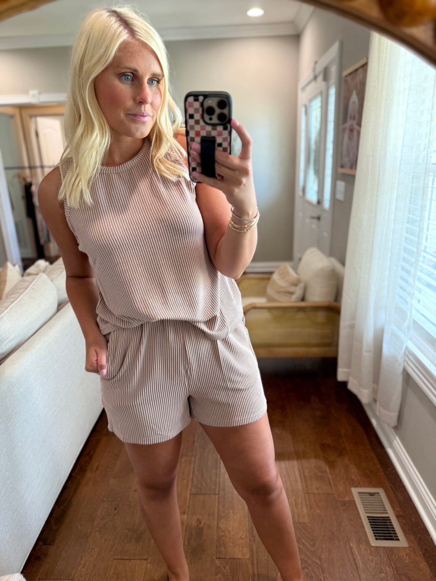 Ribbed Tank Set