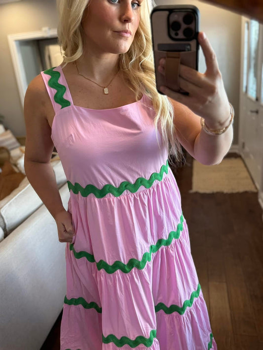Ric Rac Midi Dress