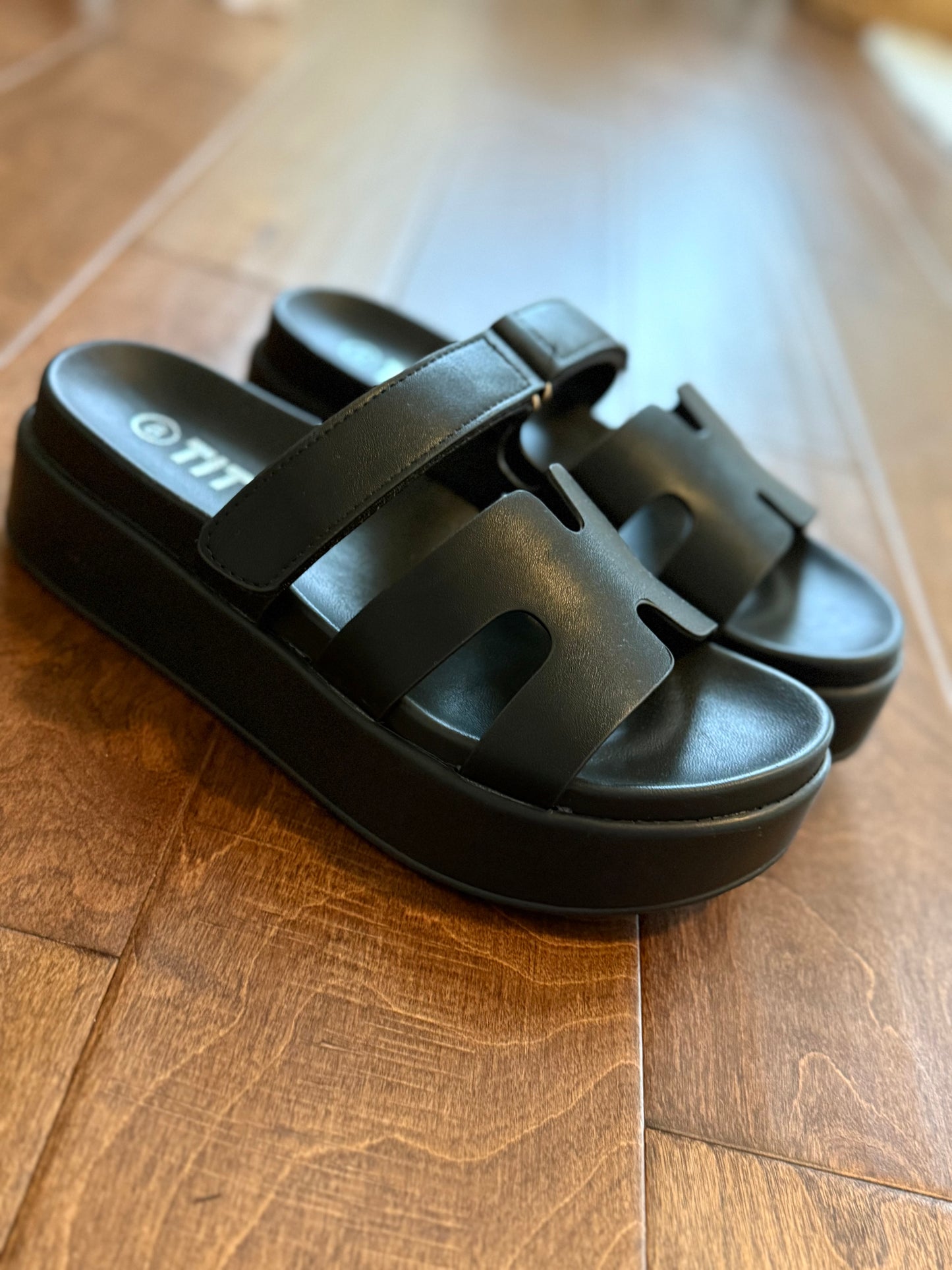 Black Platform Sandal
