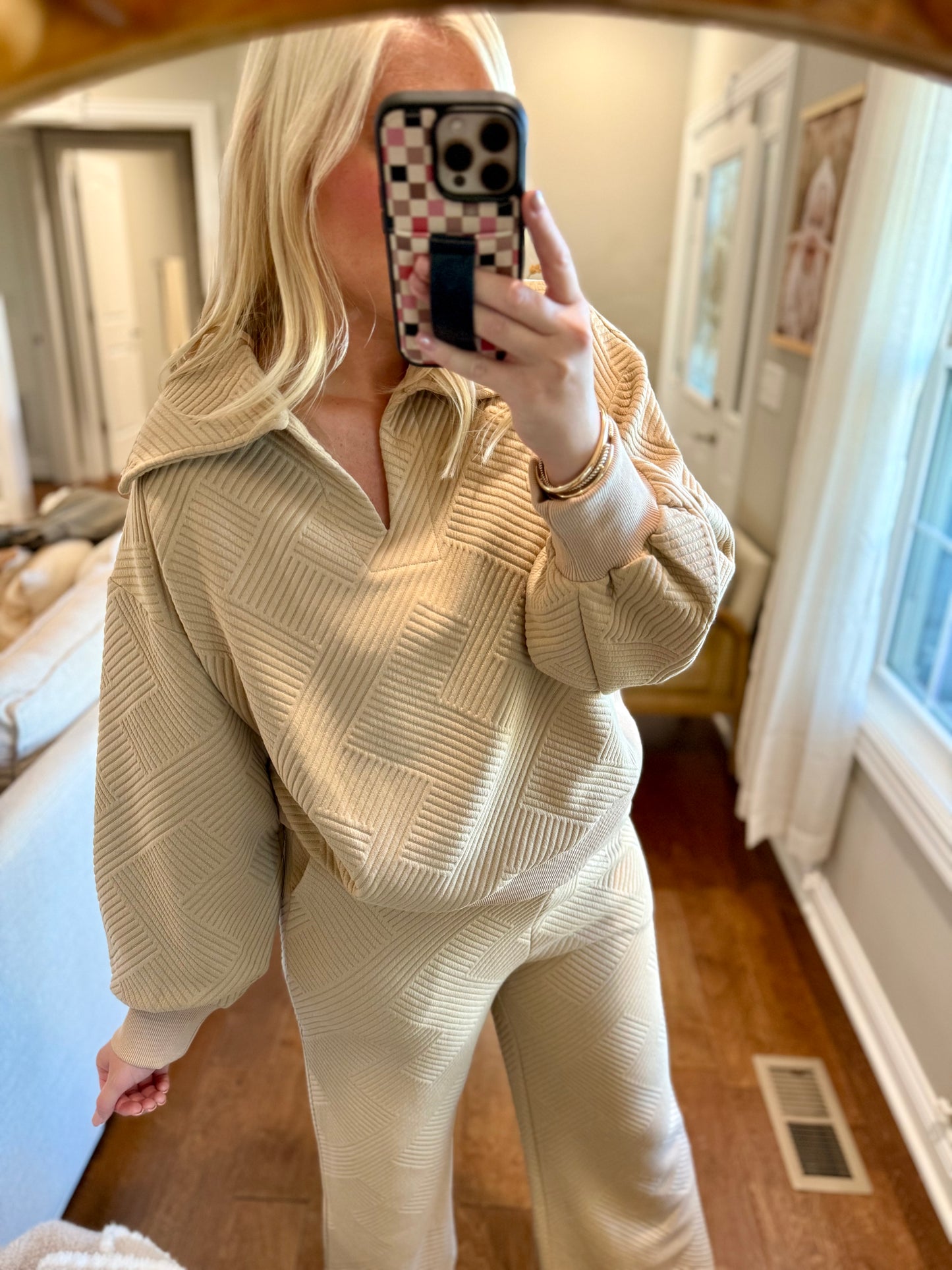 Taupe Knit Set