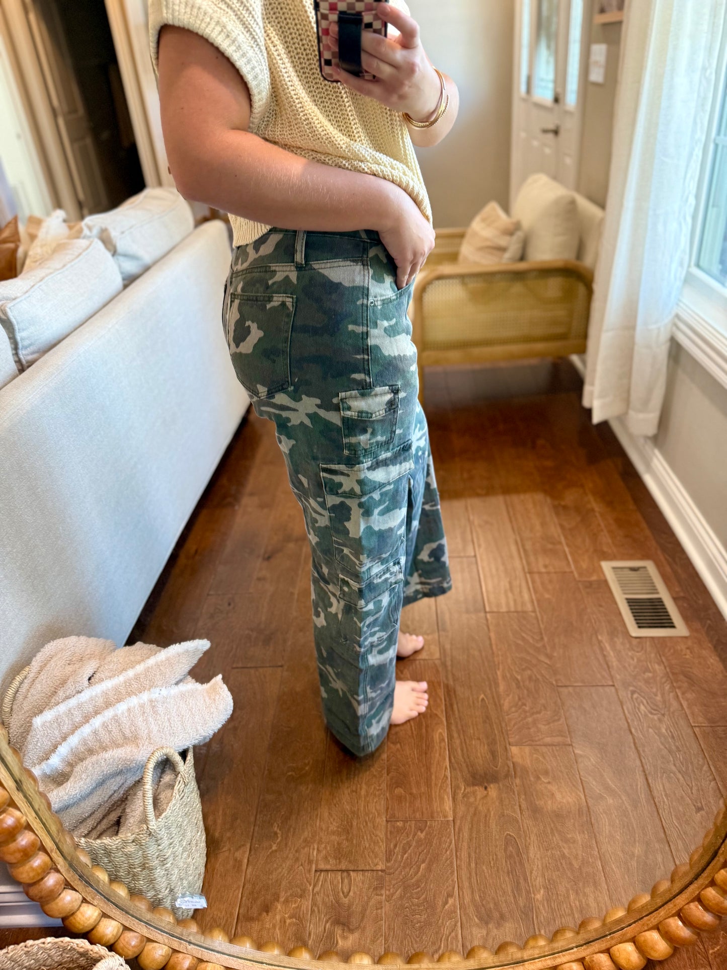 Camo Wide Leg Pant