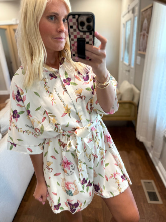 Lily Vine Oversized Romper