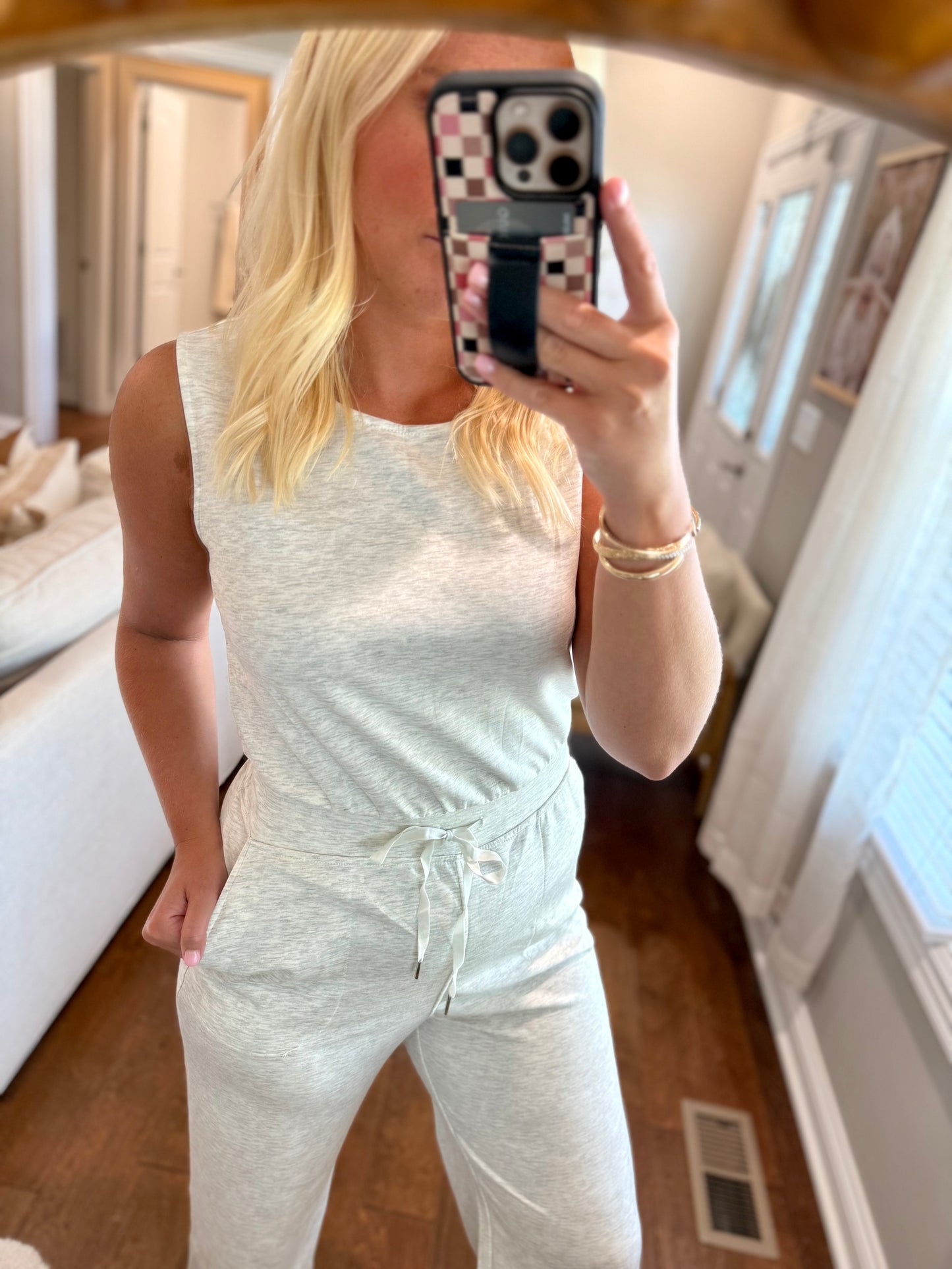 Light Grey Jumpsuit