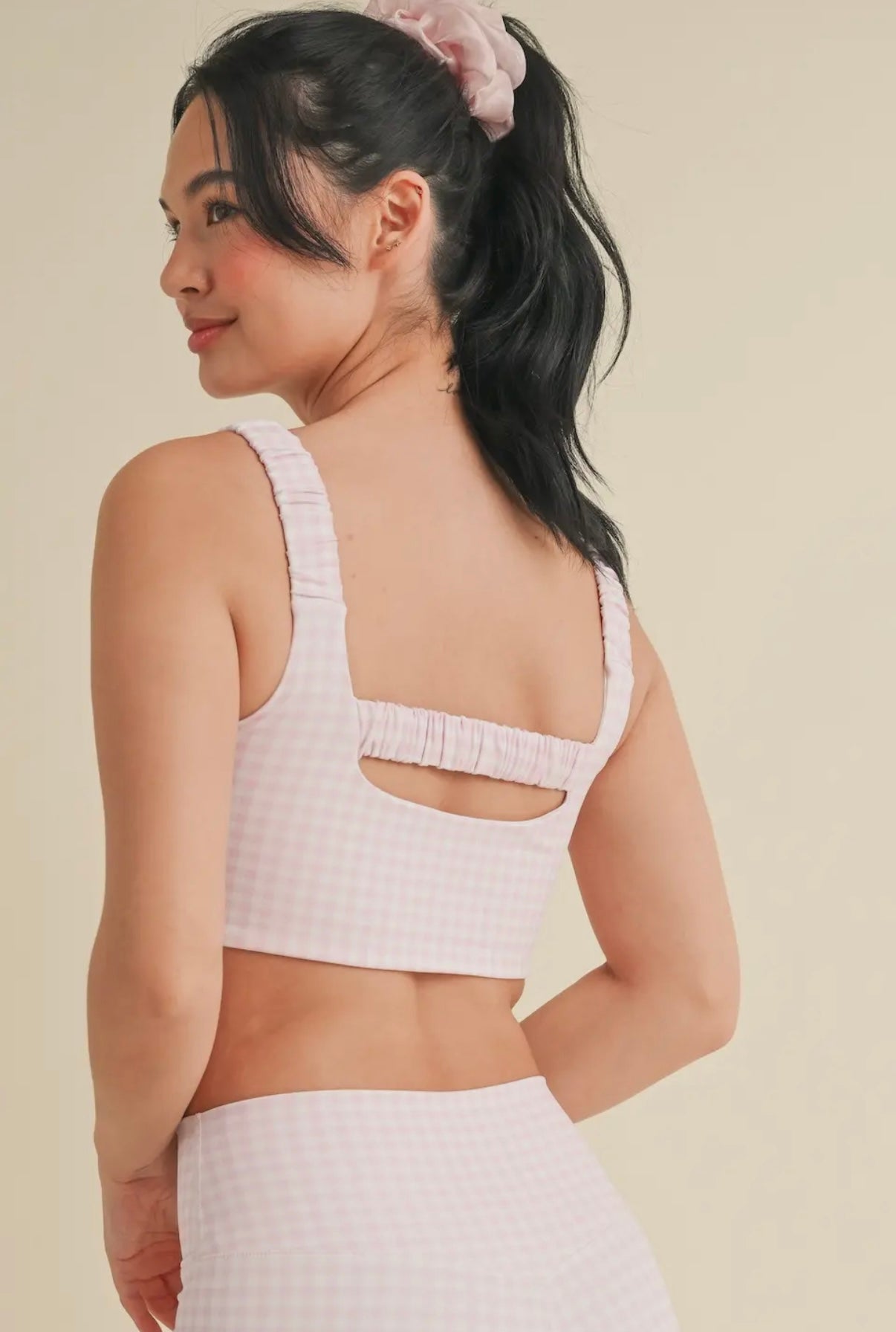 Pink Gingham Set