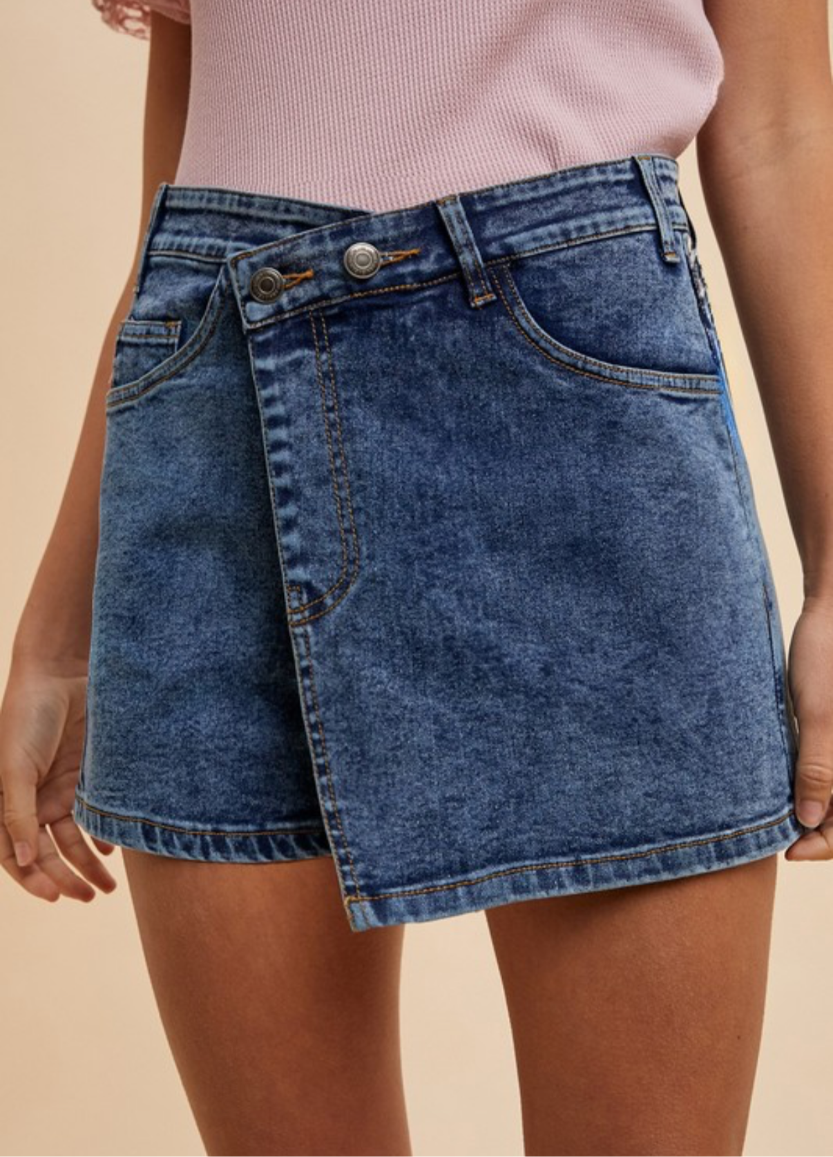 Denim Skort