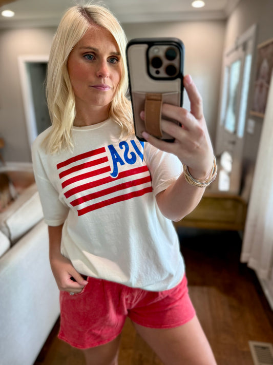 USA Flag Tee