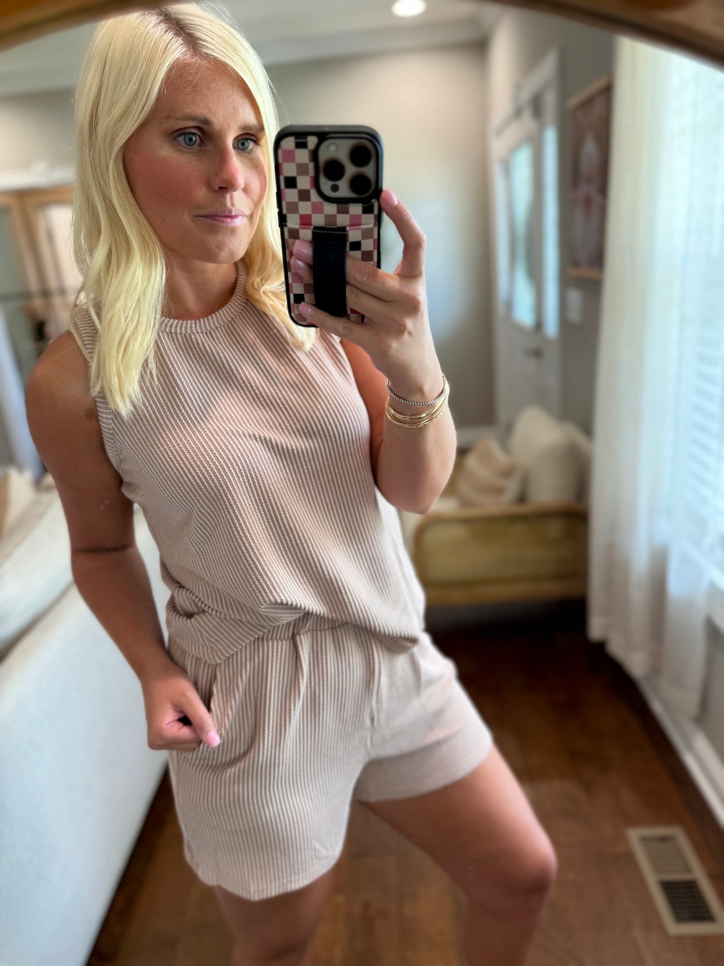 Ribbed Tank Set