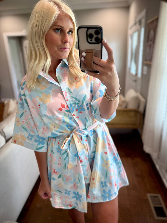 Floral Oversized Romper
