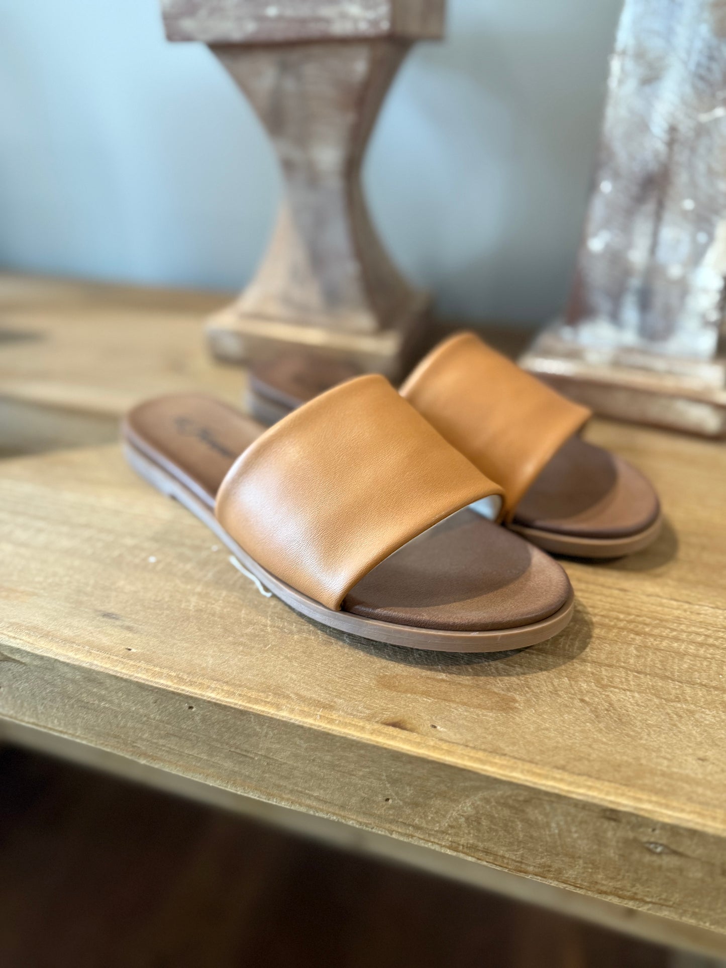 Slip On Sandal - Tan