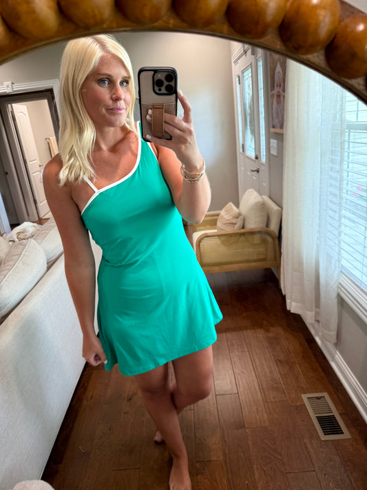 Kelly Green Active Dress