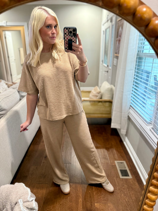 Taupe Textured Set