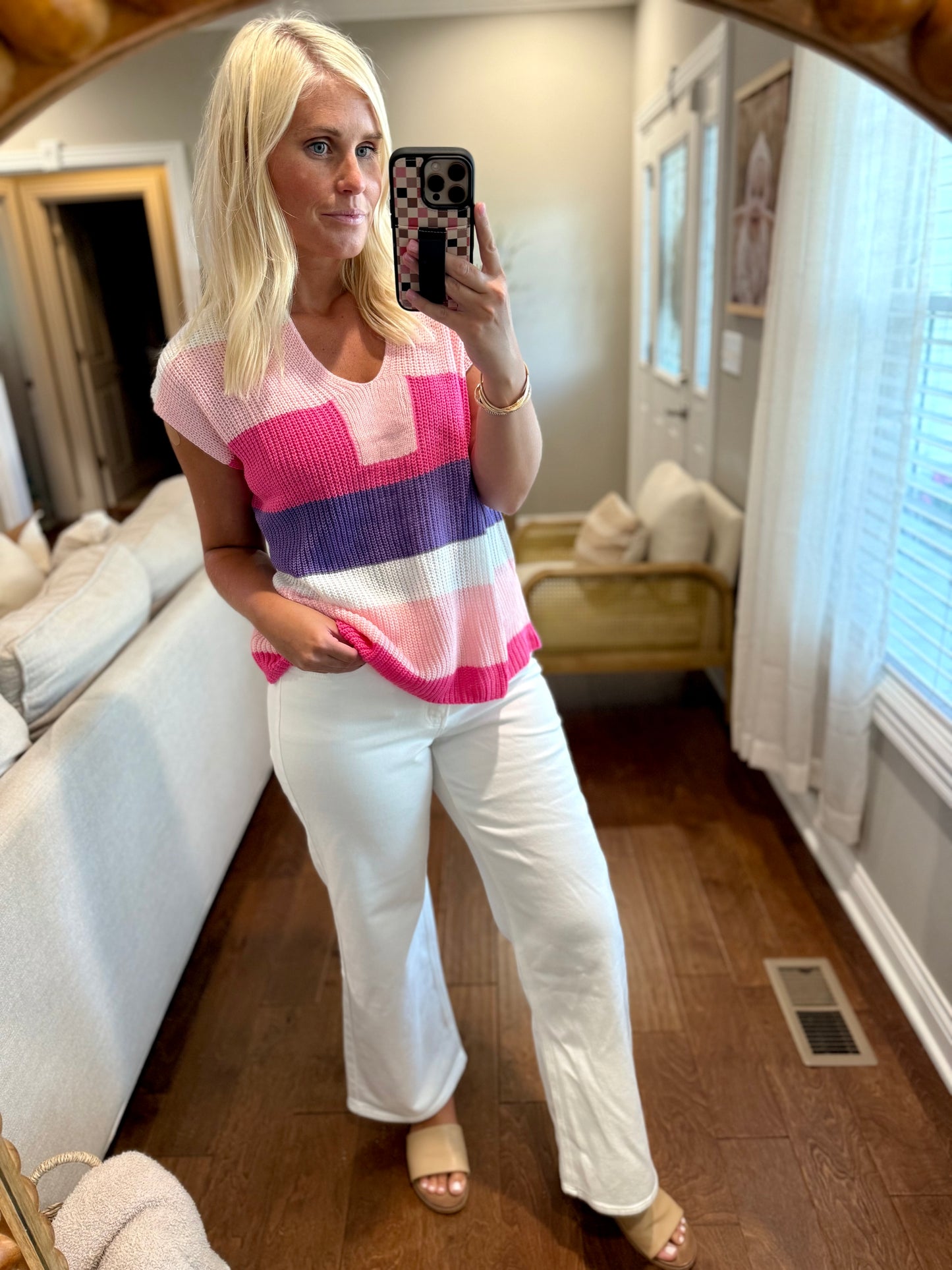 Colorblock Knit Top