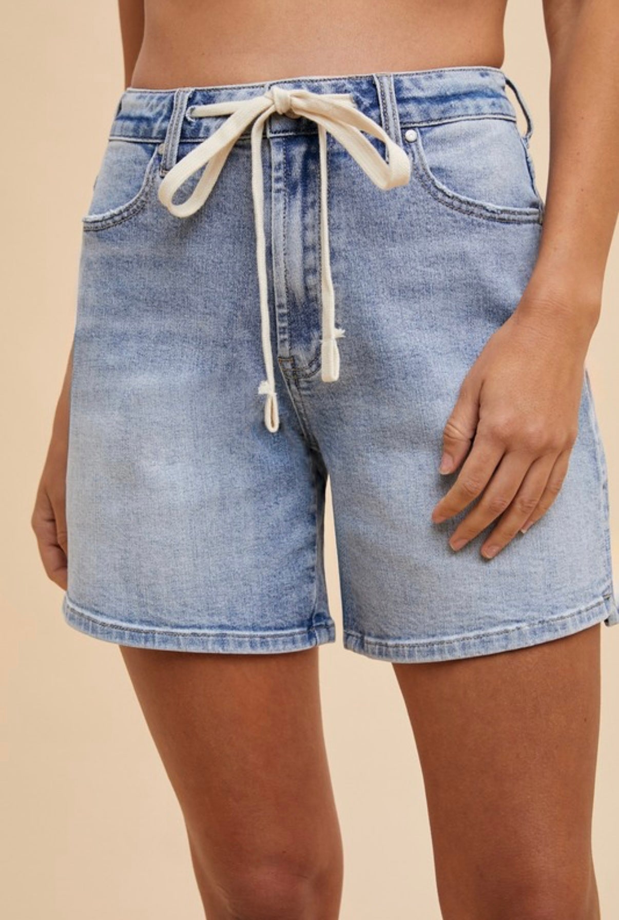 Comfort Stretch Denim Shorts