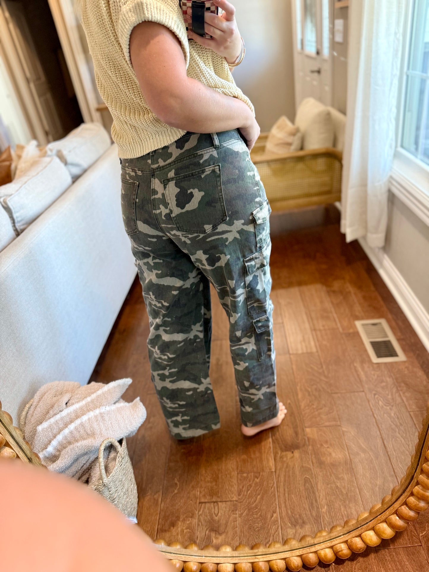 Camo Wide Leg Pant