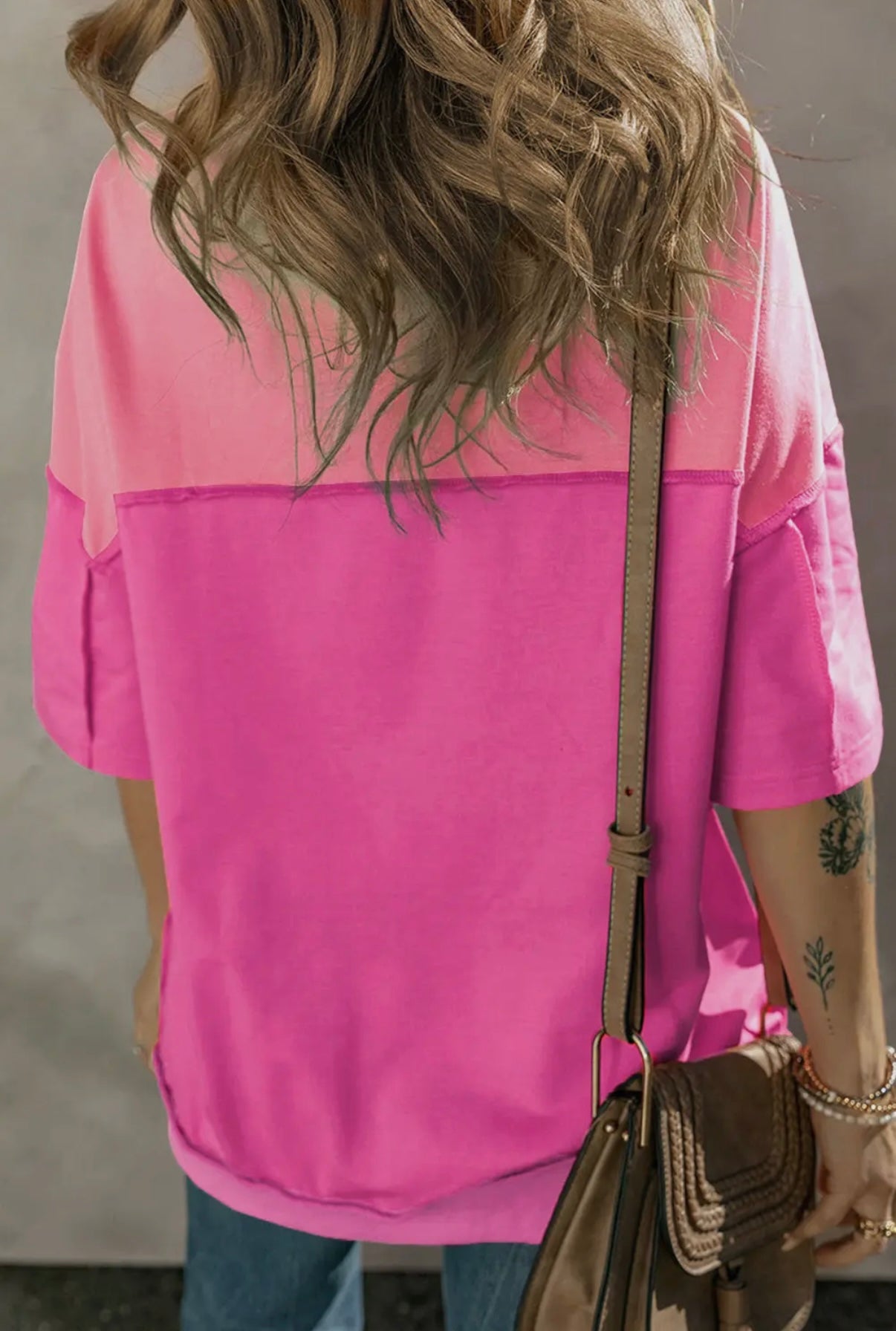 Patchwork Half-Button Top