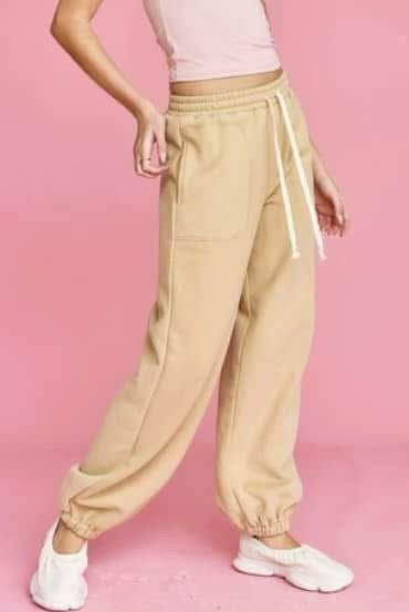 Taupe Joggers